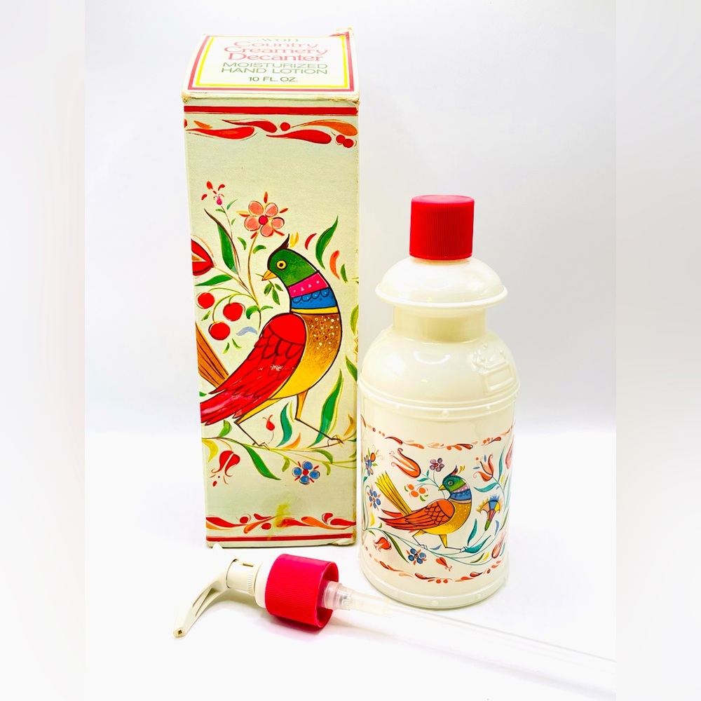 Lovely Avon Lotion Decanter bottle with pump in box
